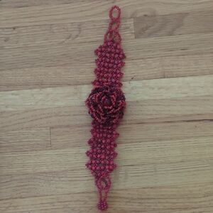 Gorgeous Beaded Rose / 🌺 Flower Bracelet